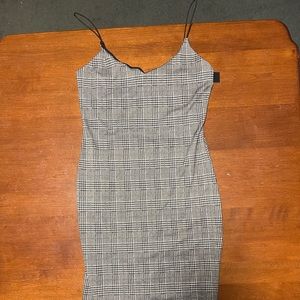 Black and White plaid dress